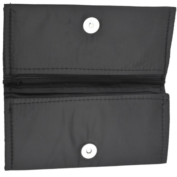 Set of 2 Blue Mix Floral Embroidery Pattern Sling Bag and Wallet New With Tags - Picture 5 of 5